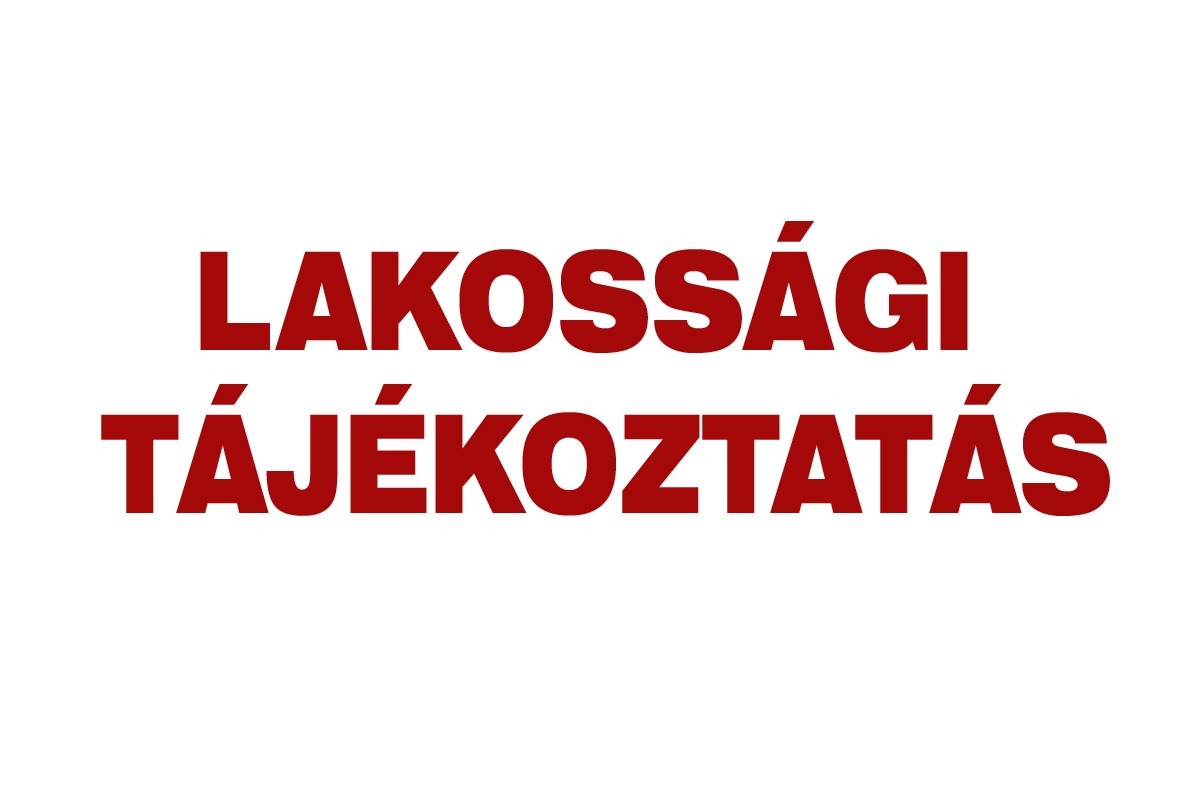 Lakossági tájékoztató – vasúti útátjáró ideiglenes lezárásáról
