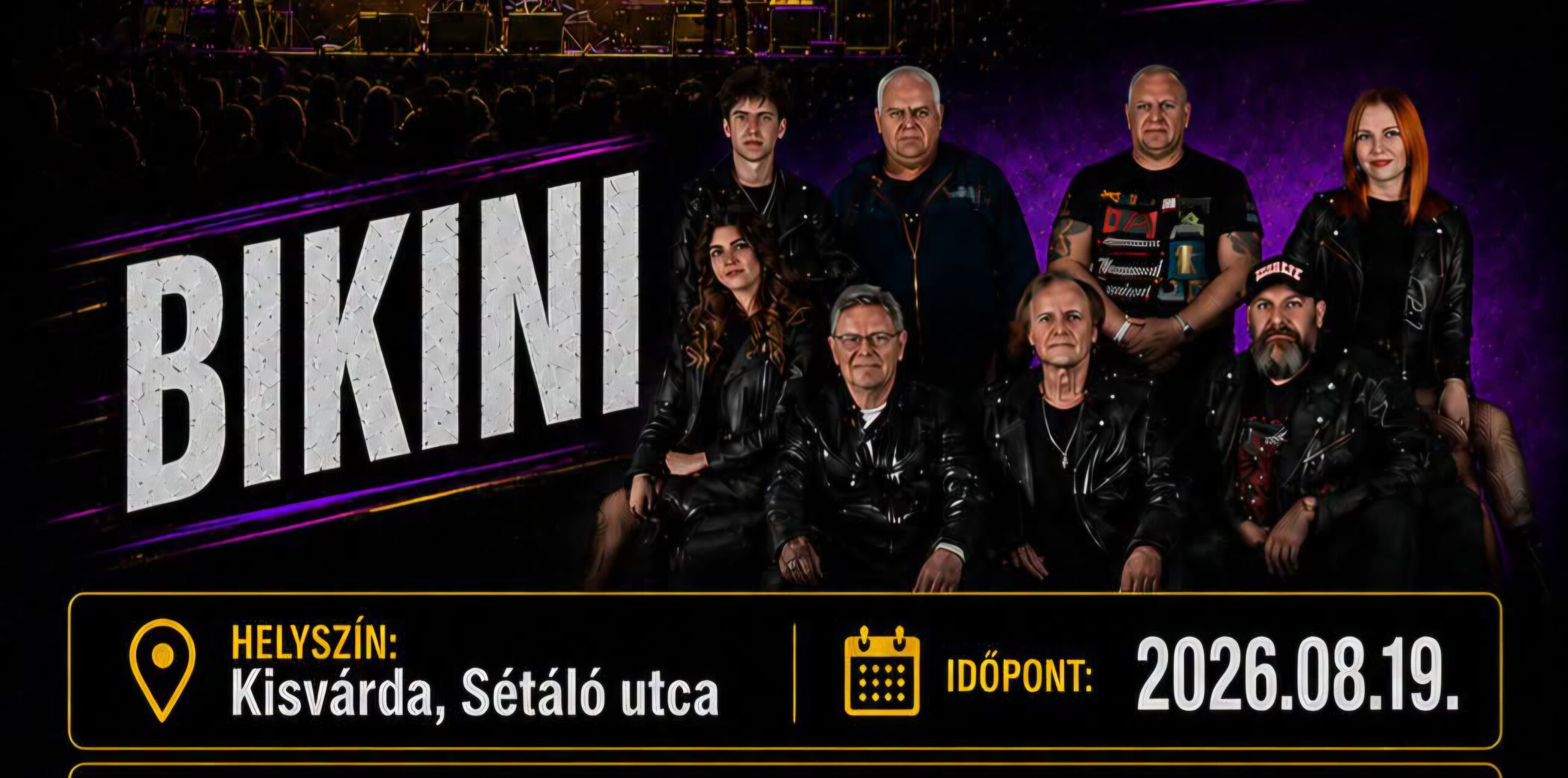 BIKINI koncert – INGYENESEN, Kisvárdán!