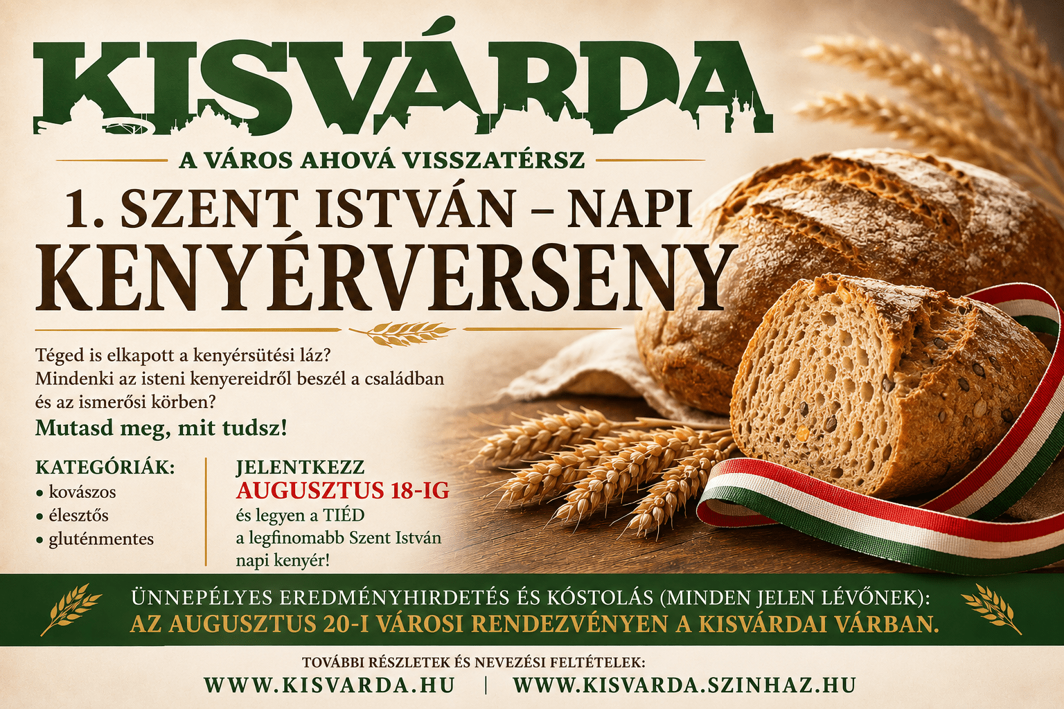1. Szent István – napi kenyérverseny