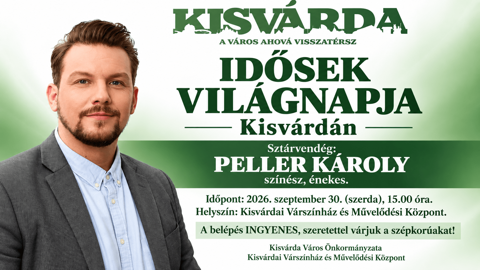 A szépkorúakat ünneplik Kisvárdán!
