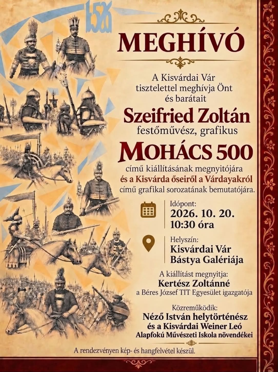 Mohács 500 – Szeifried Zoltán kiállítása