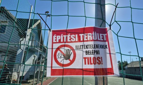 FONTOS közlemény: egyelőre NEM használható az új sportpálya!