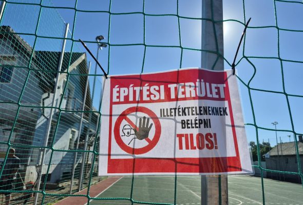 FONTOS közlemény: egyelőre NEM használható az új sportpálya!