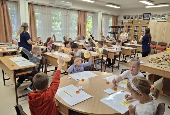 Erdei cserebere a Vári Emil Általános Iskola 1.a osztályában