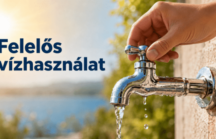A NYÍRSÉGVÍZ ZRT. lakossági tájékoztatója a felelős vízhasználatról