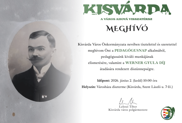 Városi pedagógusnapi ünnepség és díjátadás