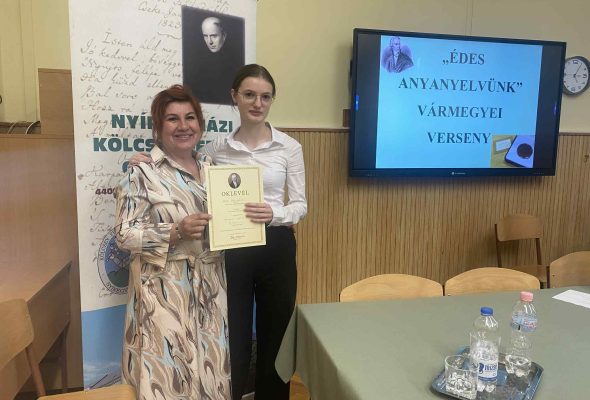 Harmadik helyezés a szép beszédért