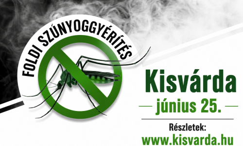 Földi szúnyoggyérítés MA ESTE városunkban!