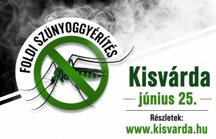 Földi szúnyoggyérítés MA ESTE városunkban!