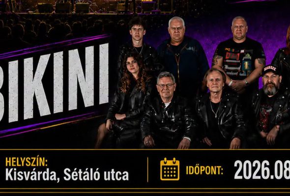 BIKINI koncert – INGYENESEN, Kisvárdán!