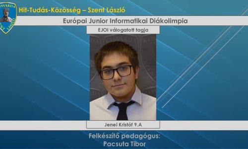 Szent László-s diák a nemzeti válogatottban