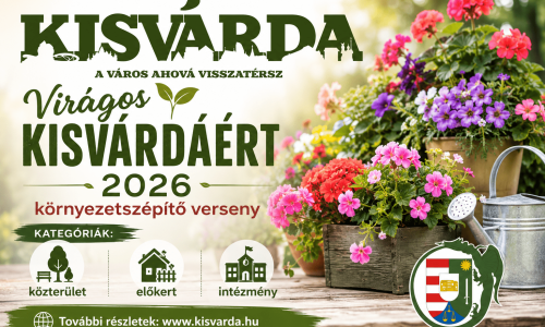 Virágos Kisvárdáért pályázat – 2026.