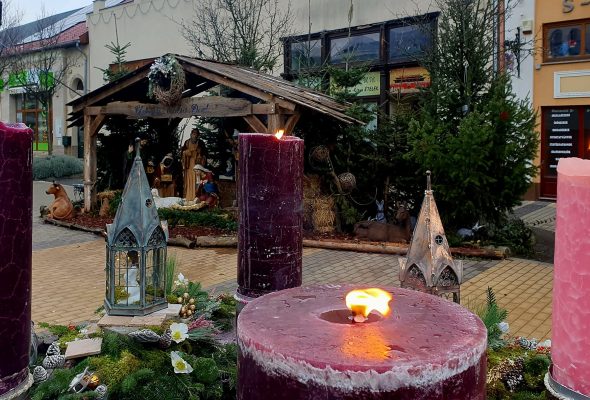 Városi gyertyagyújtás advent első vasárnapján