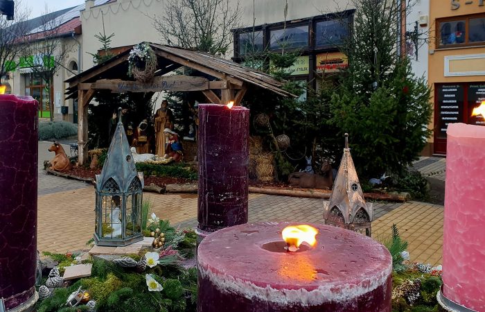 Városi gyertyagyújtás advent első vasárnapján