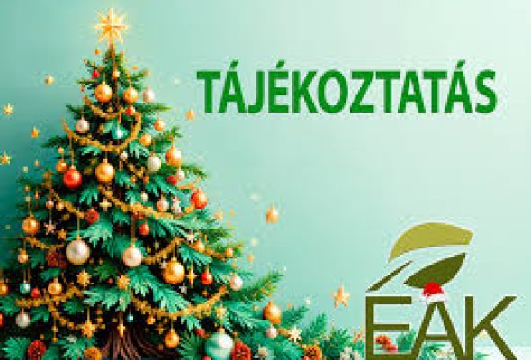 Ünnepi és év végi hulladékszállítási rend Kisvárdán