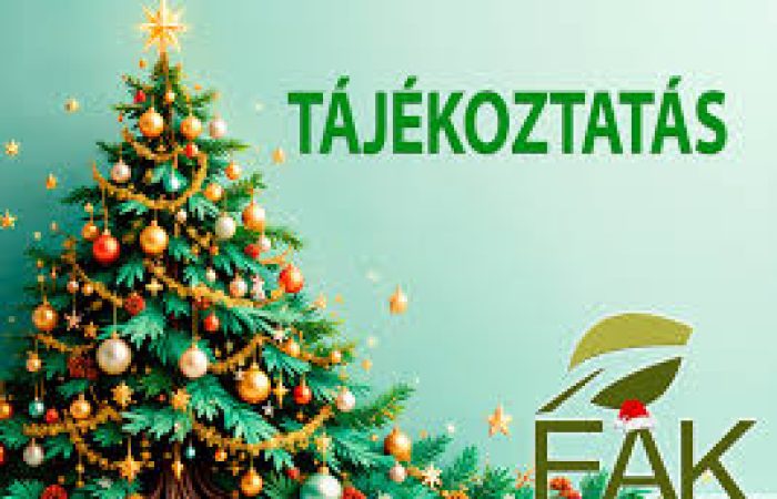 Ünnepi és év végi hulladékszállítási rend Kisvárdán