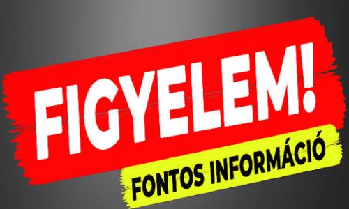 Lakossági tájékoztató: vízhálózati munkák városunkban