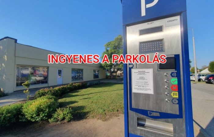 Ingyenes a parkolás a ballagások napján!