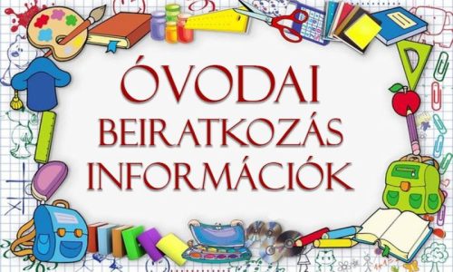 Közlemény a 2026./2027. nevelési évre történő óvodai beiratkozás rendjéről