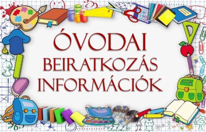 Közlemény a 2026./2027. nevelési évre történő óvodai beiratkozás rendjéről