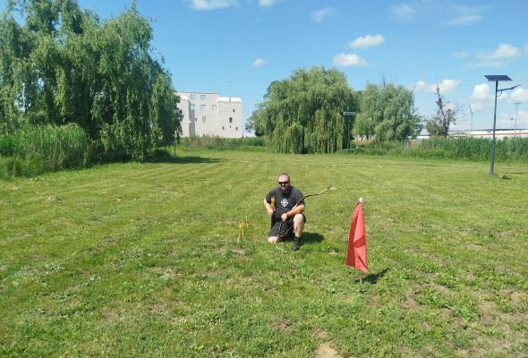 Bástyalövés és íjászbemutató