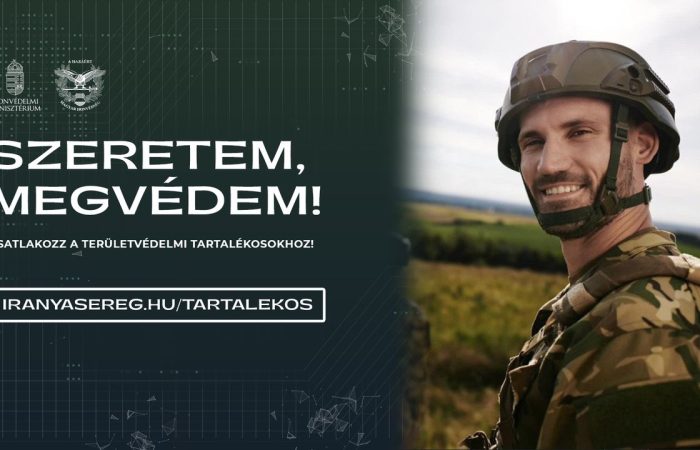 Csatlakozz a területvédelmi tartalékosokhoz!