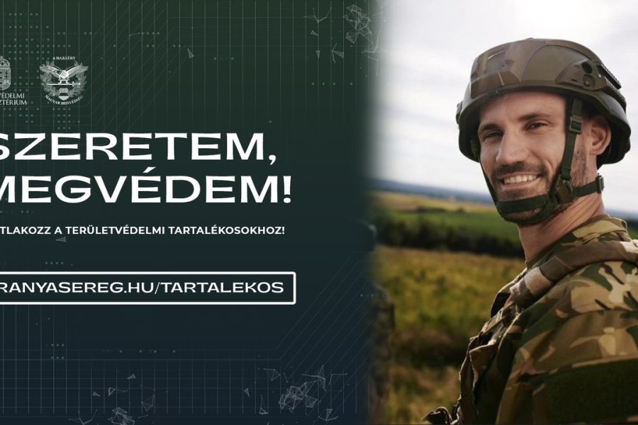 Csatlakozz a területvédelmi tartalékosokhoz!